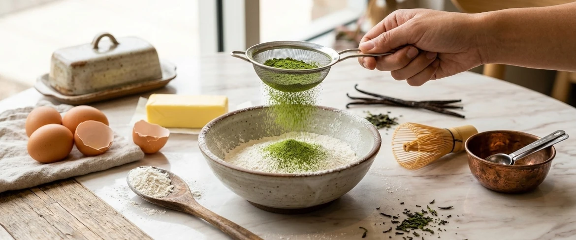 Preparação de produtos de pastelaria com matcha culinário – as melhores receitas com matcha