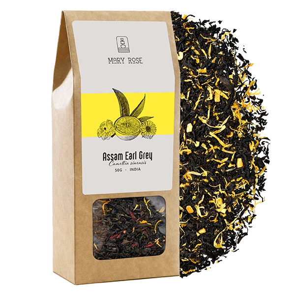 Chá Preto Mary Rose Assam Earl Grey