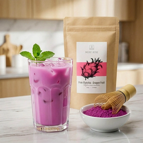 Mary Rose Pink Matcha - pó de pitaya
