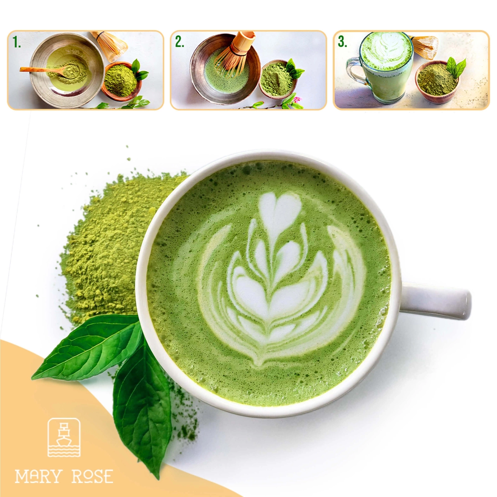 Como fazer matcha latte passo a passo