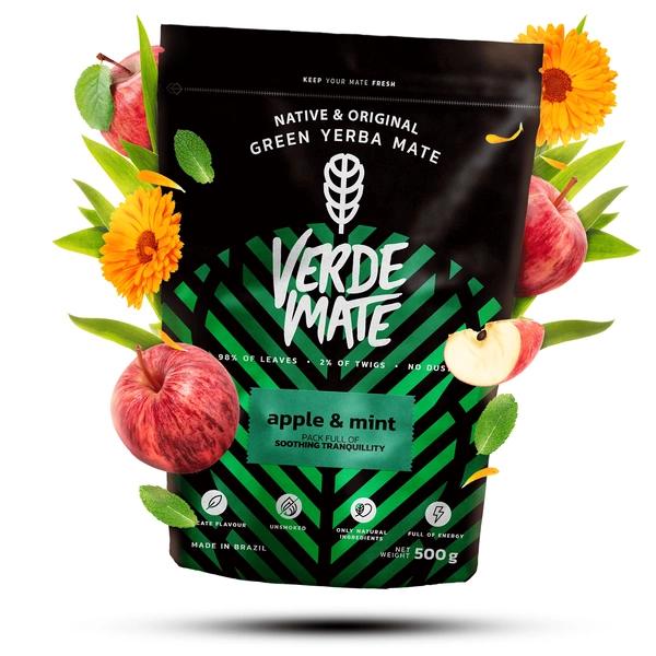 Verde Mate Maçã Verde e Menta