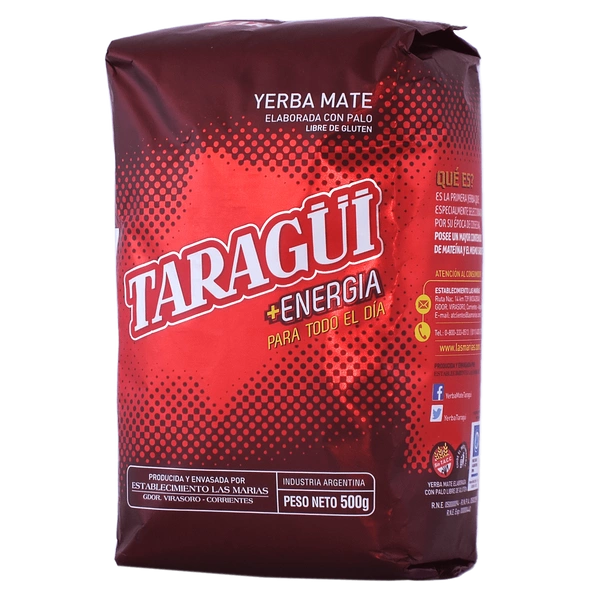 Yerba mate clássica para um impulso de energia – Taragui Energia.
