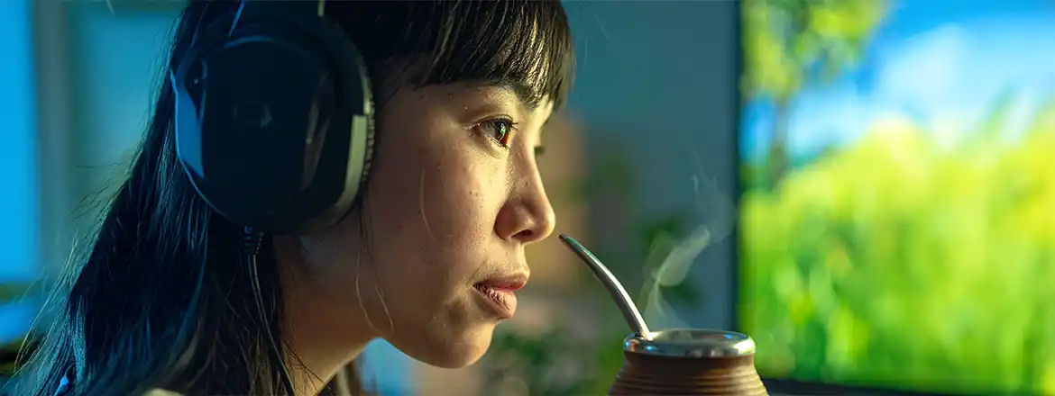 A erva-mate estimula? Bebida energética natural saudável para gamers