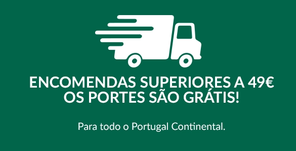 ENCOMENDAS SUPERIORES A 45 euros O TRANSPORTE É GRATUITO! 