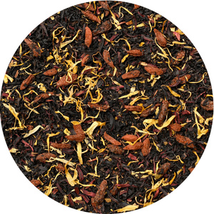 Conjunto de oferta: chá, bombas de chá, doces e acessórios de chá