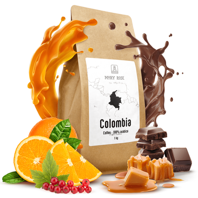 Mary Rose - café em grão inteiro Colômbia Medellin premium 1kg