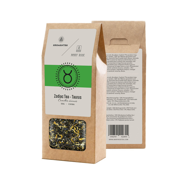 Conjunto para Touro: chá do zodíaco + pedra mágica