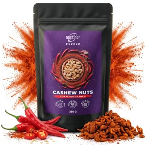 Nustino Crunch – Cajus torrados – Hot & Bold Chilli 200 g