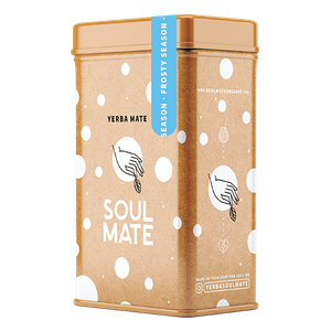 Yerbera – Lata metálica + Soul Mate Orgánica Frosty Season 0,5 kg