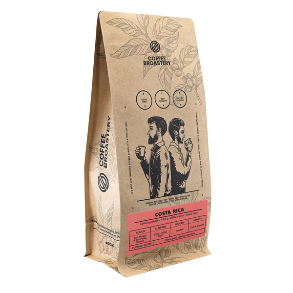 Bro Coffee Roastery - Café em grão inteiro Costa Rica San Rafael Speciality 400g