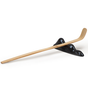 Chashaku-oki – Suporte para colher de matcha (preto)