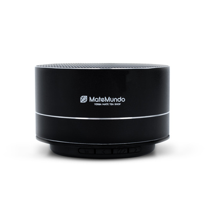 Altifalante com o logótipo MateMundo