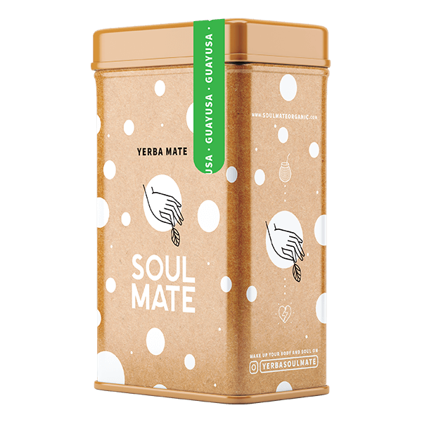 Yerbera – Lata metálica + Soul Mate Orgánica Guayusa 0,5 kg