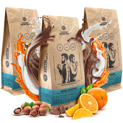 Conjuto de Bro Coffee Roastery Brazil Guaxupe 3x1kg (3kg)