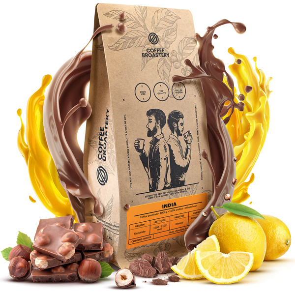 Bro Coffee Roastery - Café em grão inteiro India Karnataka Premium 400g