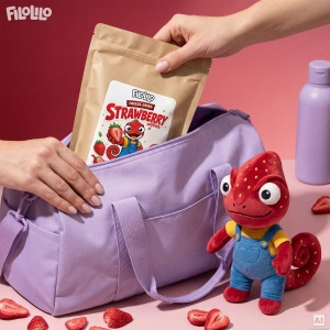 FiloLilo – Morangos liofilizados (fatias) 100 g