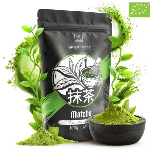 Conjunto de 3 chás matcha biológicos do Japão: cerimonial + premium + culinário