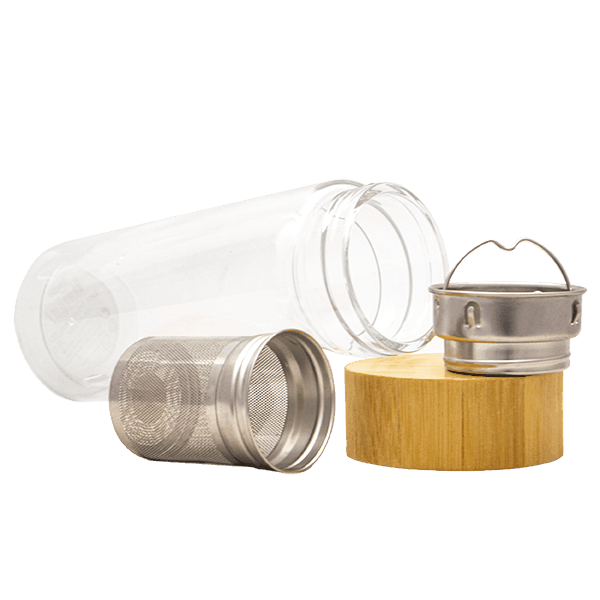Mate to Go – glass thermos with infuser – 300 ml