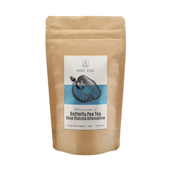 Mary Rose – Blue Matcha Alternative – Butterfly Pea Tea (em pó) 50 g
