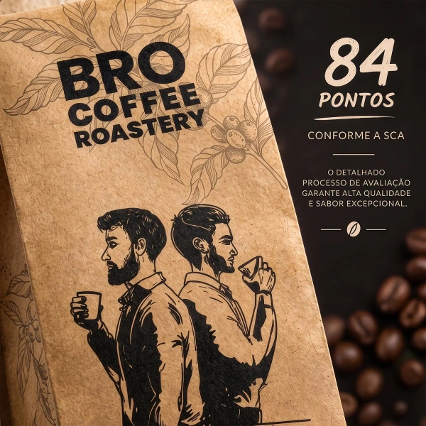 Bro Coffee Roastery – Café em grão inteiro Brazil Samba Premium 1kg