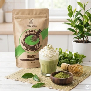 Mary Rose – Chá verde Matcha chinês Premium 100 g