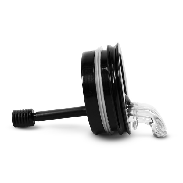 Yerbomos XL ALL IN ONE - 750ml - Mate, garrafa térmica e bombilla num só (preto)