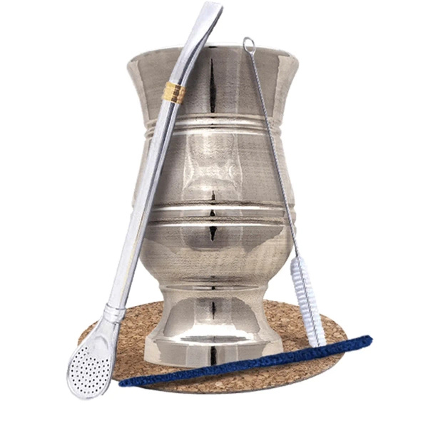 Conjunto de acessórios para erva mate: Palo Santo + Bombilla