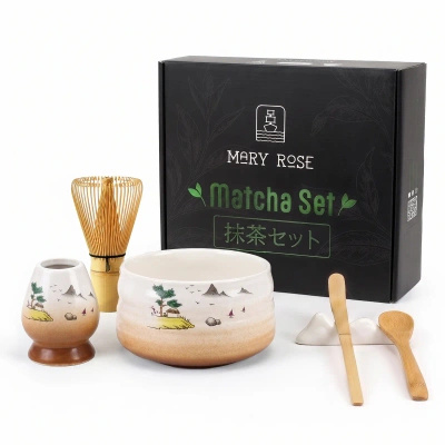 Conjunto de oferta: acessórios para preparar chá matcha