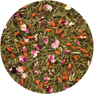 Conjunto presente – cabaz de oferta: chá + doces + acessórios