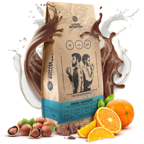 Conjunto presente Bro Coffee Roastery: café Brazil Guaxupe + caramelos de leite com sabor a café + caneca