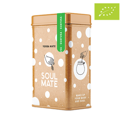 Yerbera – Lata metálica + Soul Mate Orgánica Guayusa 0,5 kg