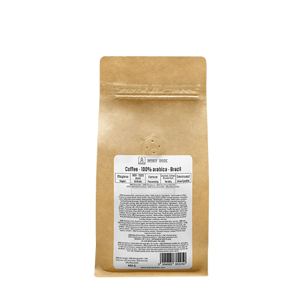 Mary Rose - whole bean coffee Brazil Mogiana premium 400g