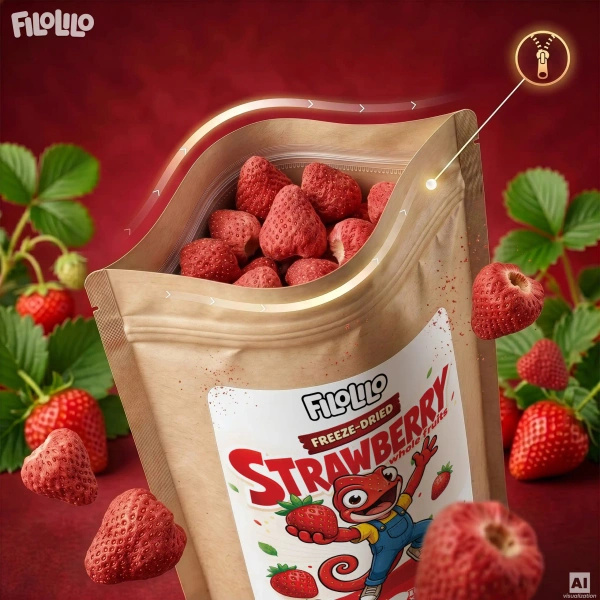 FiloLilo – Morangos liofilizados (inteiros) 20 g