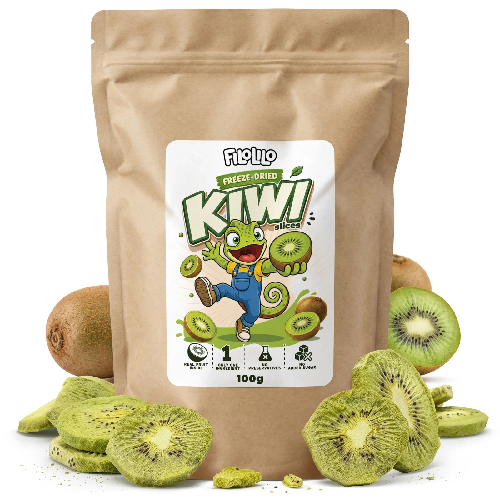 Kiwi liofilizado FiloLilo