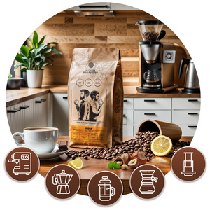 Bro Coffee Roastery - Café em grão inteiro India Karnataka Premium 400g