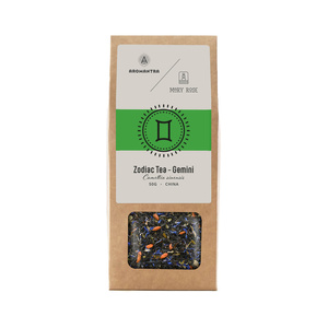 Aromantra x Mary Rose – Chá do Zodíaco – Gêmeos (chá preto) 50 g
