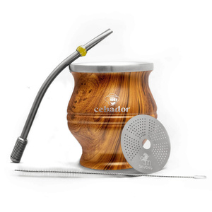 Conjunto de Erva Mate Verde Mate Mas IQ 0,5kg + TermoColador