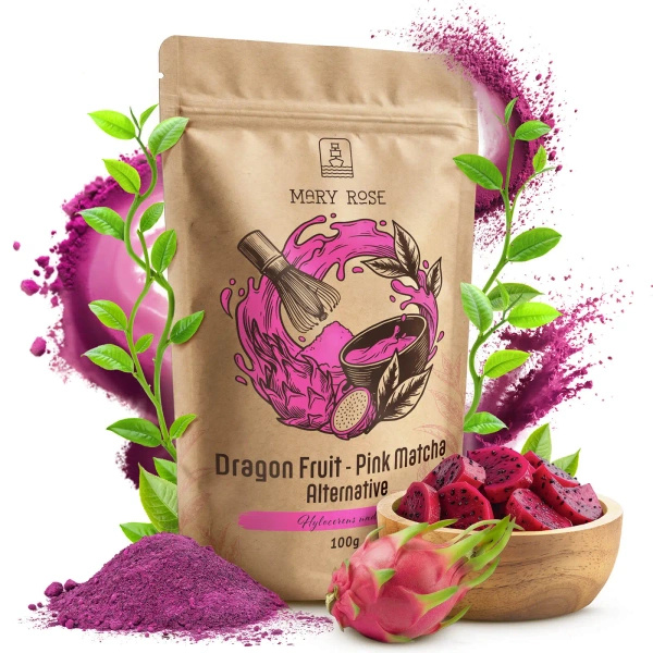 Mary Rose – Pink Matcha Alternative – Fruta‑dragão (em pó) 100 g
