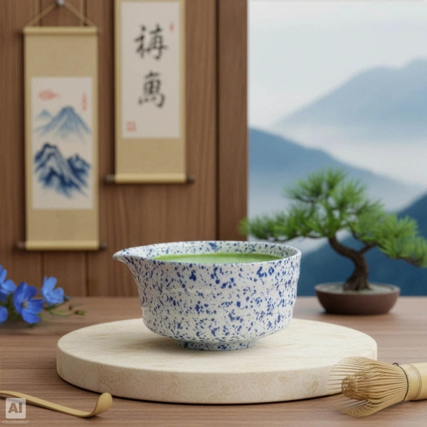 Conjunto de presente: matcha japonês premium + matchawan + acessórios de bambu