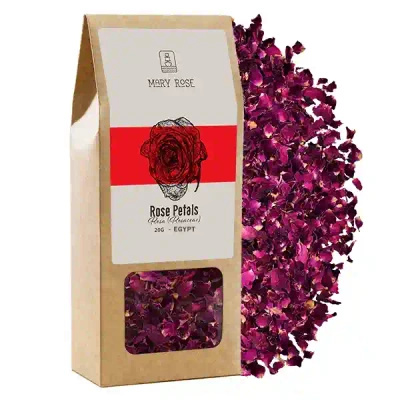 Mary Rose - Rosa Vermelha 20g - flor de rosa (pétalas)