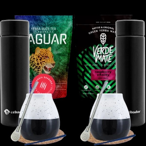 Conjuto de Erva Mate para dois + Garrafa térmica
