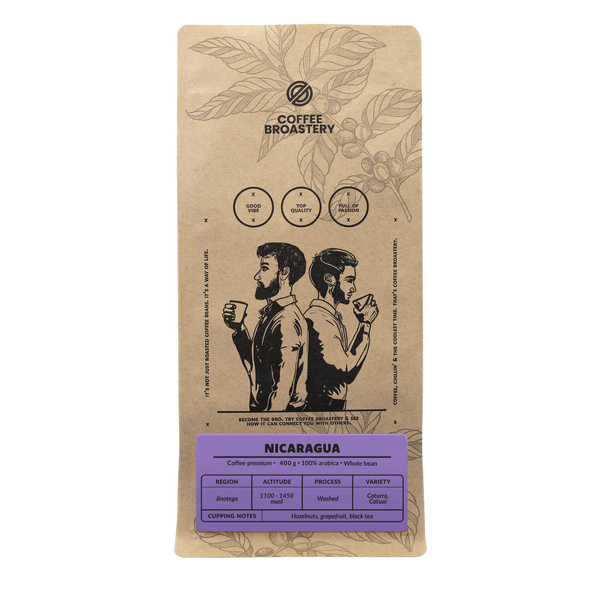 Bro Coffee Roastery - Café em grão inteiro Nicaragua Colibrí Azul Speciality 400g