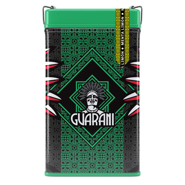 Yerbera – Lata metálica + Guarani Menta Limón 0,5 kg