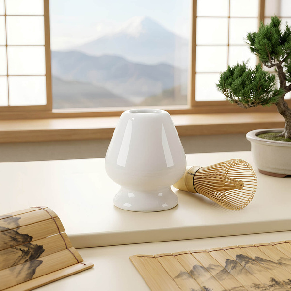 Kusenaoshi - Suporte para Chasen em cerâmica - Yuki