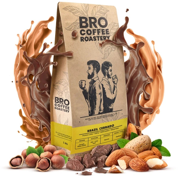 Conjuto de Bro Coffee Roastery Brazil Samba + Brazil Guaxupe + Brazil Cerrado 3x1kg (3kg)