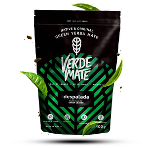 Conjuto de Erva Mate Verde Mate 400g 0,4kg Calabaza + Bombilla