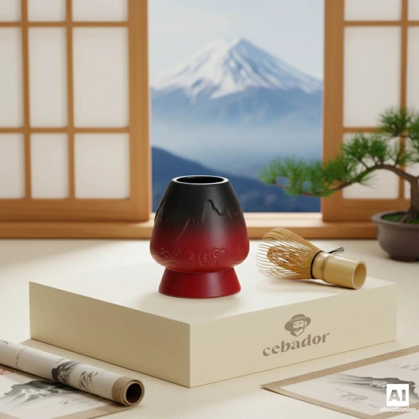 Conjunto de preparação de chá Matcha