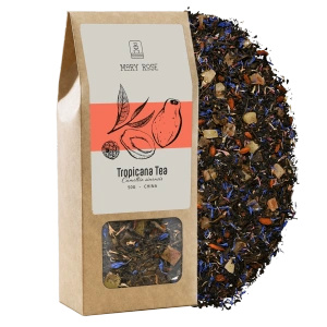 Conjunto-presente de chás de folhas Mary Rose: sabores variados 6x50g