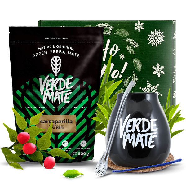 Conjunto de oferta de Erva Mate Verde Mate Sarsaparilla 0,5kg