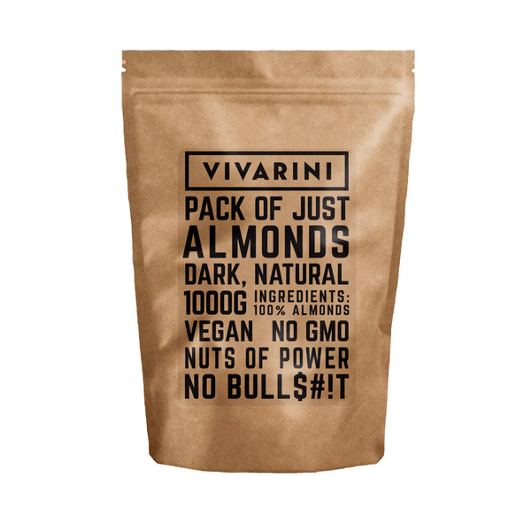 Vivarini - Amêndoas naturais (escuras) 1kg